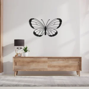 Modern Geometric Butterfly Metal Wall Art Sculpture