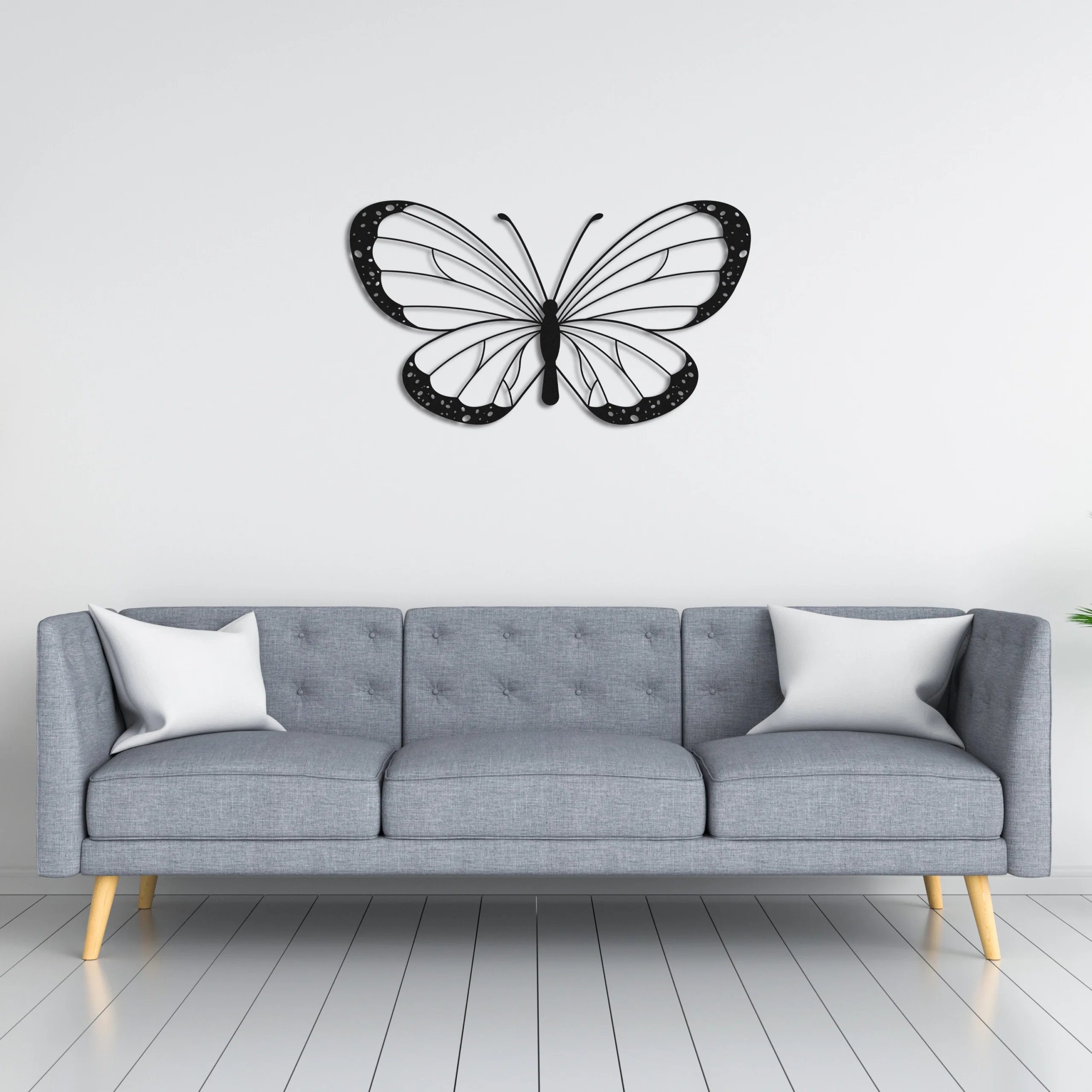 Modern Geometric Butterfly Metal Wall Art Sculpture Modern Geometric Butterfly Metal Wall Art Sculpture